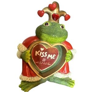 Kiss Me Frog Prince Mini  Picture Frame, 2.5x2.5" Love - Valentine Gifts